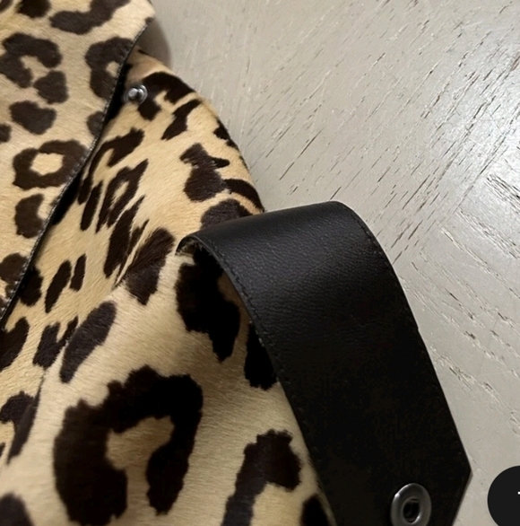 Ralph Lauren Purple Label Bevelyn Leopard Print Leather Jacket MSRP 7336$ - Picture 10 of 14